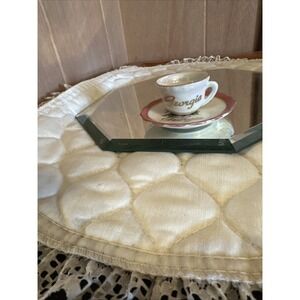 miniature souvenir demitasse cup and saucer featuring the name "Georgia"